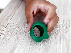 Meatpipe Ring - Petite Brunette gets her Asshole demolished by Pumped up Cock