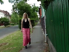 Blonde Milf With Cute Pussy Suffering the Crop