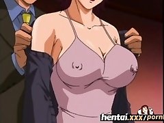 Hentai.xxx - Huge-chested Milf'S First Threesome
