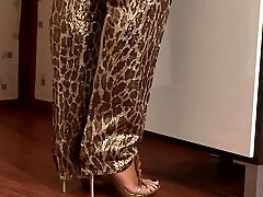 Smoking lesbo sweetheart sucks big fake cock and rubs pussy