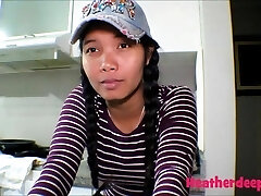 18 week pregnant thai teen heather deep nurse inhale 