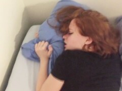 Tight teen gets creampied by hefty dick.