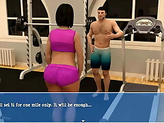 Lily Of The Valley: Hot Cheating MILF And Beefy Man In The Gym - Ep44