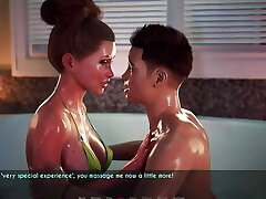 AWAM - Sophia let Dylan rubdown her titty - all hot kinky stories of her first sex times