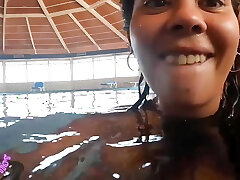 Tetona Amateur Was Too Red-hot to Be Pulverized in the Pool