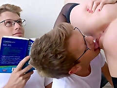 Nerdy Stud Gets His Lesson from Dominant GF - She Humped My Face - MrPussyLicking