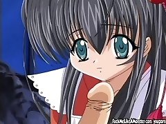 Cute Hentai Nubile Female In An Act Of Sexual Servitude