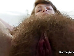 Extra Cute Hairy Lady Vintage Dildo