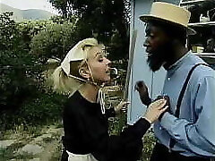 Homey In The Haystack #1 - Ebony cock tears up white women on an Amish farm