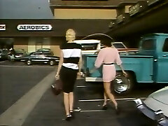 Blonde milf lesbians cunt licking in vintage style