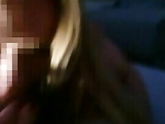 Slutty hotwife makes husband nearly come early during 3some