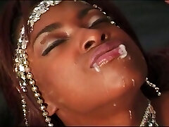 Passionate ebony chick is getting boned by a horny enthusiastic man