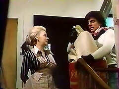 Lusty blonde housewife gets torn up upskirt in the kitchen
