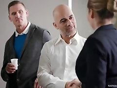 Busty Assistant Valentina Riccis Ass Destroyed By Christian Clay In Office Douche - 4k Teaser