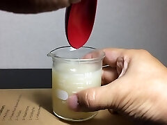Semen in beaker