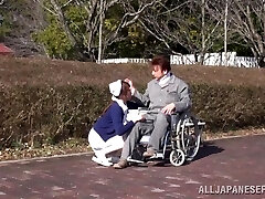 Amateur dude gets lucky and a Chinese nurse joys his dick