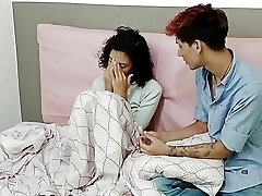 My stepbrother helps me get even with my ex-boyfriend's cuckold - Porno in Spanish