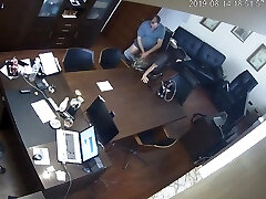 Russian Boss Fucking Secretary In The Office Hidden Cam Voyeur
