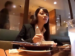 Misaki Kanna with hairy vagina and natural tits getting fucked