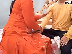 Stepmom wanted non stop fuck so she convinced stepson and deepthroated his cock by Your X Darling