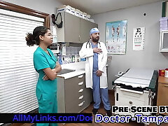 Nurses Get Naked & Examine Each Other While Doctor Tampa Observes! "Which Nurse Heads 1st?" From Therapist-TampaCom