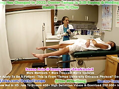 Become Medic Tampa & Examine Angel Santana With Nurse Aria Nicole During Abasing Gyno Exam Required 4 Fresh Students!