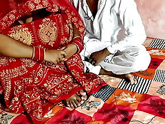 Romped newlywed bride aunty on her wedding night Village Mami Chudai