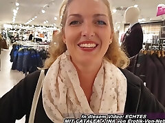 Public jism walk in threesome with german teens