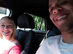 INTERRACIAL PUBLIC: Black Dutch Man Fucks Teen In Car: CHRYSTAL SINN - MISSDEEP.com