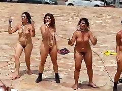 Naked public protest