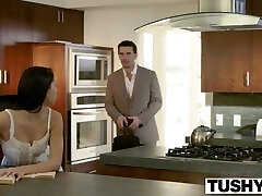 TUSHY Pretty Babysitter Sabrina Banks First Ass Fucking