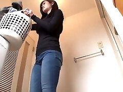 Rough sex and jizm shot my bony sister in the bathroom p8