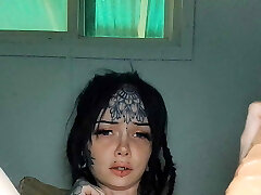 Super creamy wet tight goth honeypot