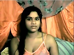 Delicious and genuine Desi young sweetheart on webcam show