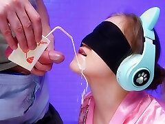 New EMOTIONAL TASTE GAME 2023 with DECEIVED gf.She will understand the deception and take off her underpants.XSan