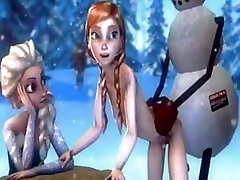 Elsa and Anna 3D fucky-fucky compilation (Frozen)