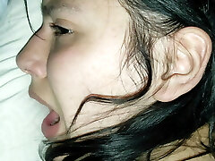 Jizz Inside My Teenage Best Friend's Tight Pussy At Night