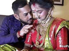 Newly Married Indian Gal Sudipa Hardcore Honeymoon First night lovemaking and creampie - Hindi Audio