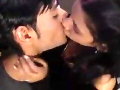 Indian Sizzling Girl Kissing