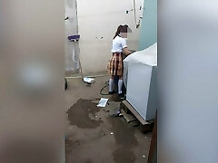 I find my daughter home alone washing her panties, perverted stepdad