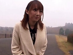 Dirty Asian chick with big beautiful tits enjoying a hardcore three way