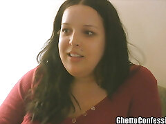 FAT BITCH ok Face Ugly Tit Whore BALL Deep Throating with CHEESE PUSSY Fucks and Sucks Lil Cock!