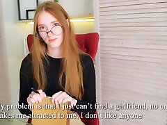 A tour to a psychologist ended with sex with a cute girl in pantyhose