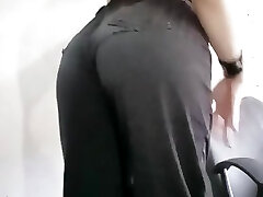 Big rump gothic girl masturbates anally and vaginally