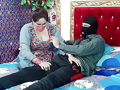 Indian Hot Tailor Fellows Hard Fucked with Her Big Tits Lady Client