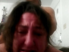 Fresh Years Day gets ugly- very Rough BUTT nail by BBC turns submissive cockslut BBW into BUTTer face