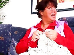 German chubby plus-size mature swinger FFM amateur threesome