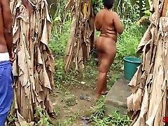 My Neighbors Wifey Likes To Bath Outside Near The Local Well, Shes 6 Min