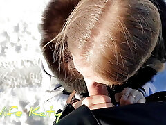 Married whore S-Wife Katy fucked on the side of the road and cum in her puss