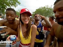 Pulverizing at Street Parade and 2 fans caught and recorded us - MySweetApple